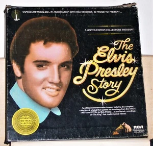 Elvis Presley ‎- The Elvis Presley Story - 1977 5 Vinyl LP Record Album Box Set - Picture 1 of 3