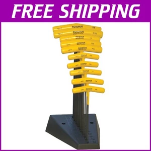 10-Piece Balldriver T-Handles Set with Welded Steel & Comfort Grip for Easy Use - Picture 1 of 8