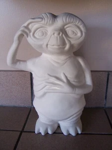 E.T. Vintage Sci-Fi Film 9" Keramik Biskuit fertig zum Bemalen Keramik - Bild 1 von 1