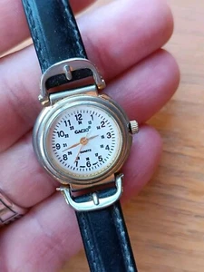 Gacio Damenuhr goldfarben Echtleder Armband Quarzuhr  - Bild 1 von 7