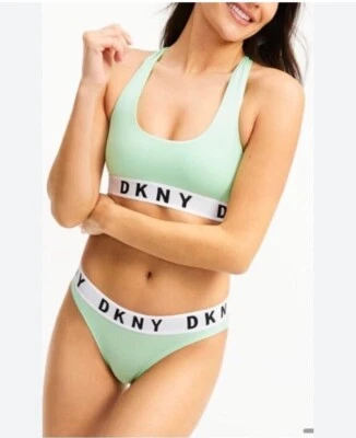 DKNY COZY BOYFRIEND RACERBACK BRALETT in Mint size M - Изображение 1 из 4