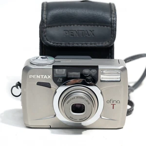 Pentax Efina T APS Retro Film Camera w/ Case - Excellent Working & Tested! - Picture 1 of 10