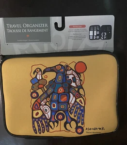 Oscardo Brand Travel Organizer With Design By Ojibwa Artist Norval Morrisseau - Picture 1 of 5