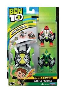 Ben 10 Omni Launch Battle Figures Four Arms & Wildvine Toy Gift Boys Watch