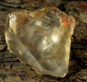 111,55 ct natürlicher gelbgoldener Topas 38 x 35 mm Edelstein grob zertifiziert E6343 - Bild 1 von 9