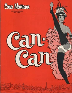 "Programa de recuerdos ""Can-Can"" 1967 Casa Manana - Fort Worth, Texas - stock de verano" - Imagen 1 de 1