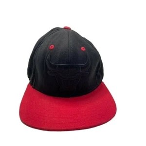 Gorra de pelota Chicago Bulls Snapback Mitchell & Ness clásica de madera dura - Imagen 1 de 11
