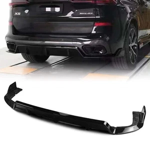 Heckstoßstange Diffusor Lippe Glänzend Schwarz Für BMW G05 X5 M 2019 2020-2023 - Picture 1 of 12