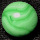ALLEY AGATE, St. Mary's Jade Colored Flame Swirl Marble, .650", M-