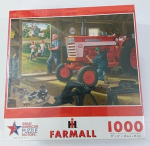 FARMALL TRACTOR 1000 PIECE PUZZLE ~ RED POWER ~ NEW!! - Picture 1 of 4