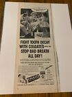 Vintage 1958 Colgate Dental Cream Parents With Children ad