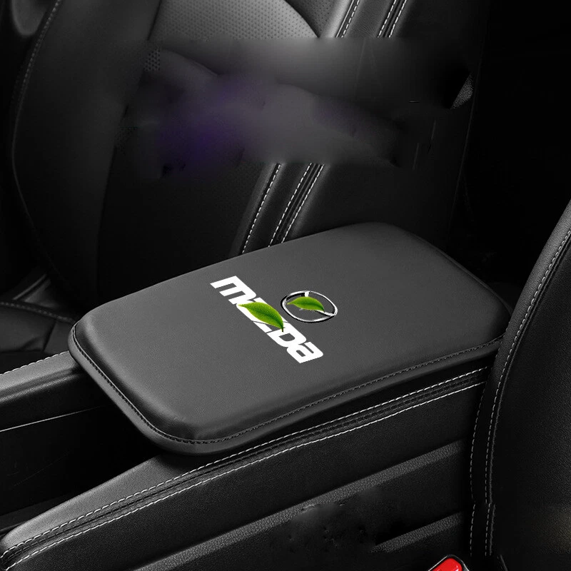 Leather Car Seat Armrest Cushion Protector Pad Mat Trim Accessories for Mazda Foto 1 de 1