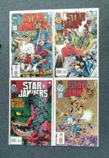 STARJAMMERS  #1-4 (MINI SERIES) X-MEN FOIL COVERS 1995-96 MARVEL COMICS