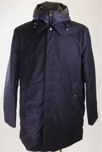 $1,650! RARE! NWT Men's Woolrich LUXURY 2-in-1 Coat Loro Piana Wool Silk Navy L - Picture 1 of 7