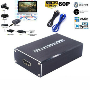 HD USB 3.0 HDMI Game Capture Card Video To Live Streaming Recorder Device New