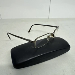 VERSACE MOD.1066 1053 Italy Light Brown Half Rimless Eyeglasses Frame 50-18-135 - Picture 1 of 7