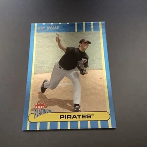 Fleer Platinum Kip Wells Pirates 2003 acabado en lámina/100 - Imagen 1 de 2