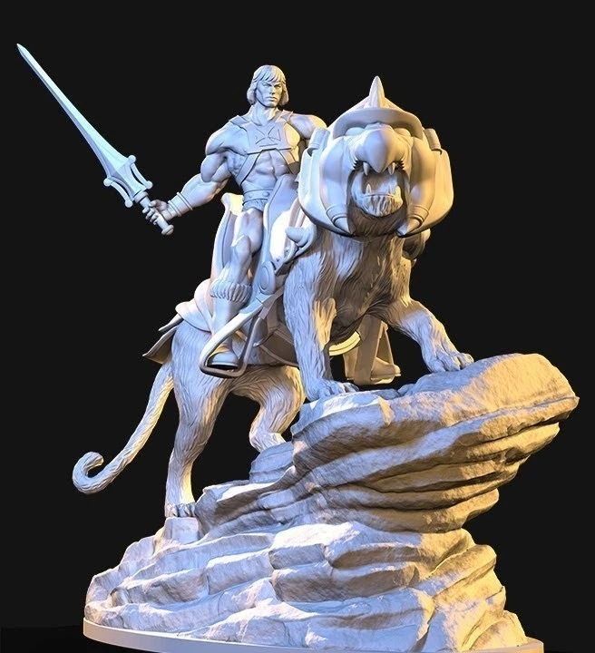 ¡Kit modelo estatua escultura resina He-Man opciones de tamaño! Sin pintar/sin montar Foto 1 de 1