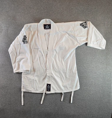 Gracie Jiu-Jitsu Oficial Gi Juvenil Unisex Talla 2/150 Blanco Algodón Ligero Foto 1 de 4