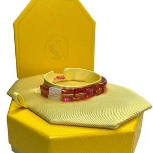 Swarovski Letra Armband INFINITY orange rhodiniert - Bild 1 von 6