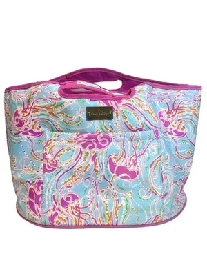 Cubo de bebidas aislado con estampado Lilly Pulitzer Beach Cooler "Jellies be Jammin" Foto 1 de 4