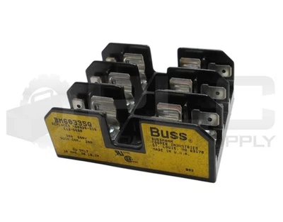 NOVO SUPORTE DE FUSÍVEL BUSSMANN BM6033SQ 30A 600V - Imagem 1 de 4