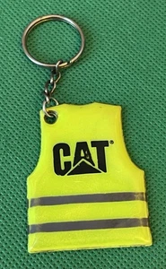 Llavero chaleco de seguridad reflectante amarillo CAT Caterpillar Company - Imagen 1 de 1
