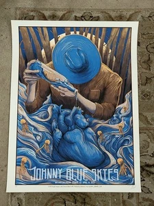 Johnny Blue Skies Poster DENVER OFFICIAL Screen Print 4/14/2025 Sturgill Simpson - Picture 1 of 8