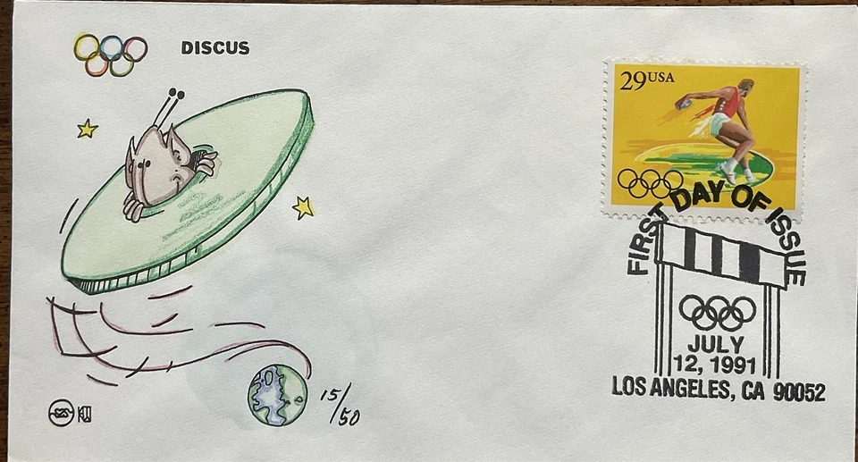 Steve Wilson Hand Painted 2554 Olympics Discuss  - Image 1 of 1