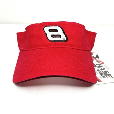 Sombrero visera Dale Jr juvenil talla ajustable rojo persecución auténtico nuevo con etiquetas 100 % algodón Foto 1 de 4