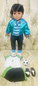 Kayden Custom Boy American Girl Doll OOAK Black Hair Brown Eyes - Picture 1 of 9