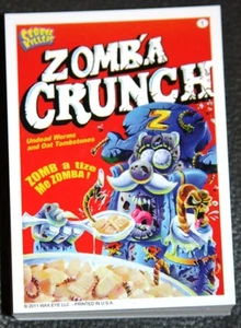 CEREAL KILLERS 1ST SERIES SET WACKY PACKAGES RARE JOE SIMKO GARBAGE PAIL KIDS - Picture 1 of 1