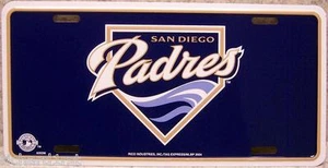 MLB Aluminum License Plate San Diego Padres NEW - Picture 1 of 1