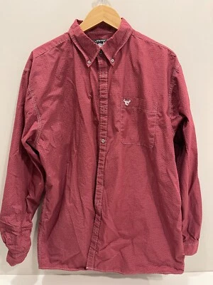 Camisa a Presión Vaquero Hardware Hombres Manga Larga Perla Occidental Algodón Talla XL Foto 1 de 3