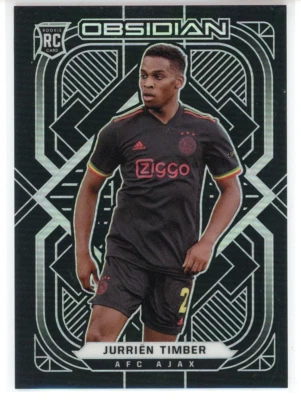 Jurrien Timber 2021-22 Panini Obsidian Soccer Rookie Card #161 - Image 1 of 2