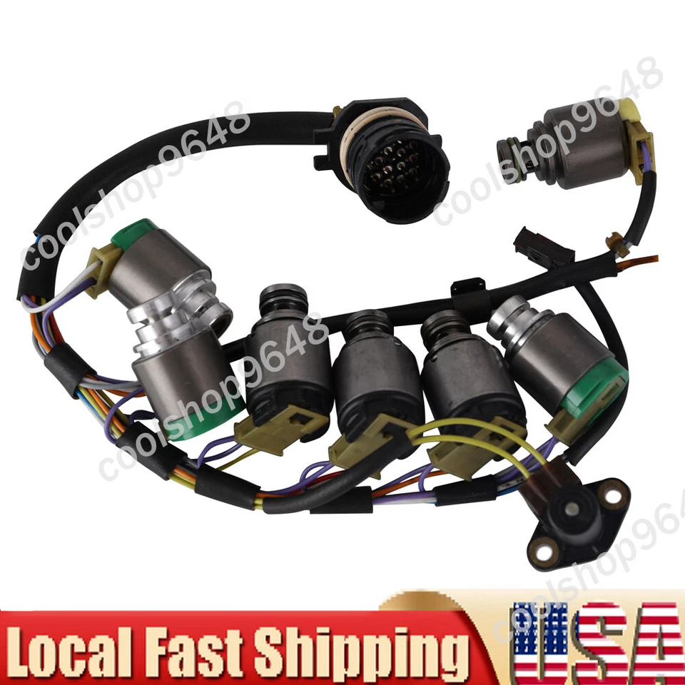 5HP19 Transmission Solenoids Kit w/ Internal Harness For BMW 525i 325Ci - Image 1 of 4