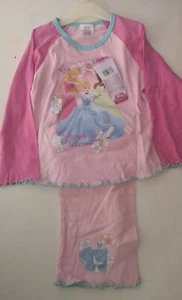 Official Girls Disney Princess Pyjamas pjs Kids Childrens PJ Set pink 2-3 years - Picture 1 of 8