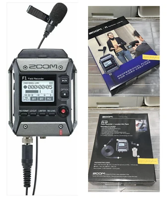 ZOOM F1-LP Field Recorder LABELIA MIKE 120g - Image 1 of 4