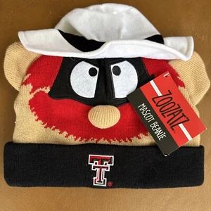 Texas Tech University NWT Red Raiders Mascot Beanie – Adult Game Day Hat Alumni - Picture 1 of 5