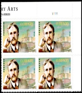 US Scott # 4705 Plate Block Of 4 Stamps MNH, O Henry - Picture 1 of 1