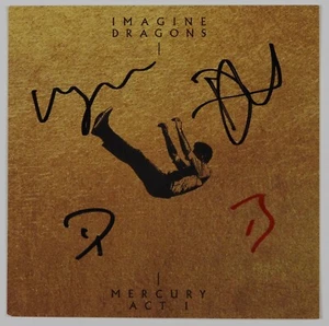 Autógrafo totalmente firmado por la JSA CD Mercury Act 1 de Imagine Dragons - Imagen 1 de 4