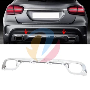 π Chrome Rear Bumper Lower Trim For Mercedes W156 GLA250 4MATIC Sport 2017-2020 - Picture 1 of 12