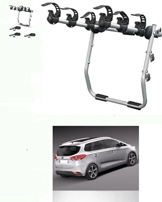 PORTABICI POSTERIORE 3 BICI PER KIA CARENS ANNO 2015 BICI UOMO DONNA MB - Immagine 1 di 4