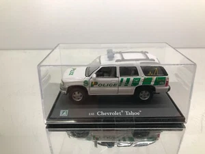 HONGWELL OLIEX51020 CHEVROLET TAHOE SUISSE POLICE 1995 -1:43- GOOD IN SHOWCASE - Picture 1 of 7