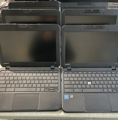 Lot of 6 Lenovo N22/N23 Chromebooks-Parts/Repair *see description* AS IS - Image 1 of 4