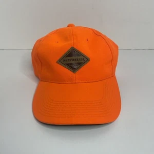 Winchester Hunter Orange Strapback Cap/Hat - Picture 1 of 7