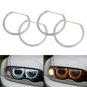 Switchback Dual-Color LED Angel Eye Halo Rings para BMW 3 5 7 Series faro - Imagen 1 de 9