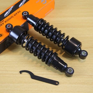Juego de amortiguadores traseros negros de 11,75" para Harley XL Sportster FXR Super Glide Iron 883 - Imagen 1 de 11