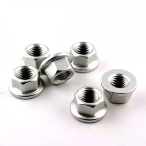 Kawasaki ZRX1100 97-01 Aluminium Rear Sprocket Nut Kit X6 - Silver - Picture 1 of 1