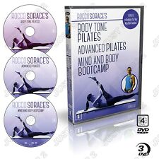  Pilates Exercise DVD : Advanced Mind & Body Bootcamp  : Brand New 3 Disc Set